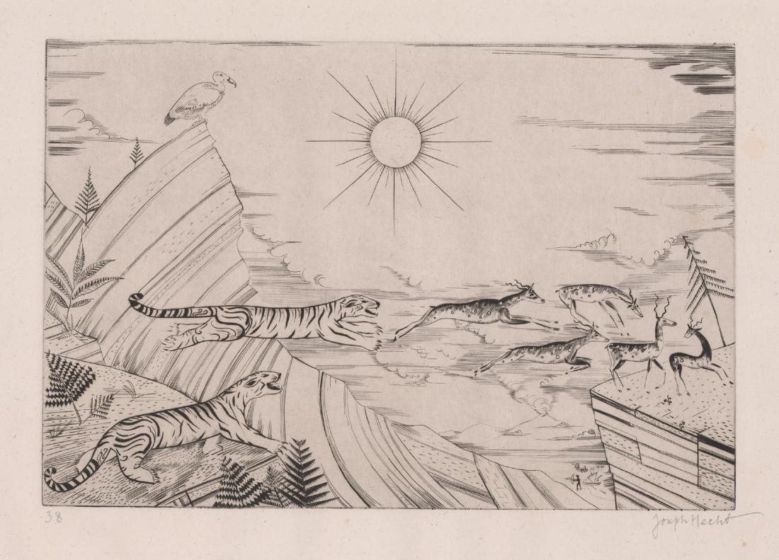 Joseph Hecht Etching (1 of 3)