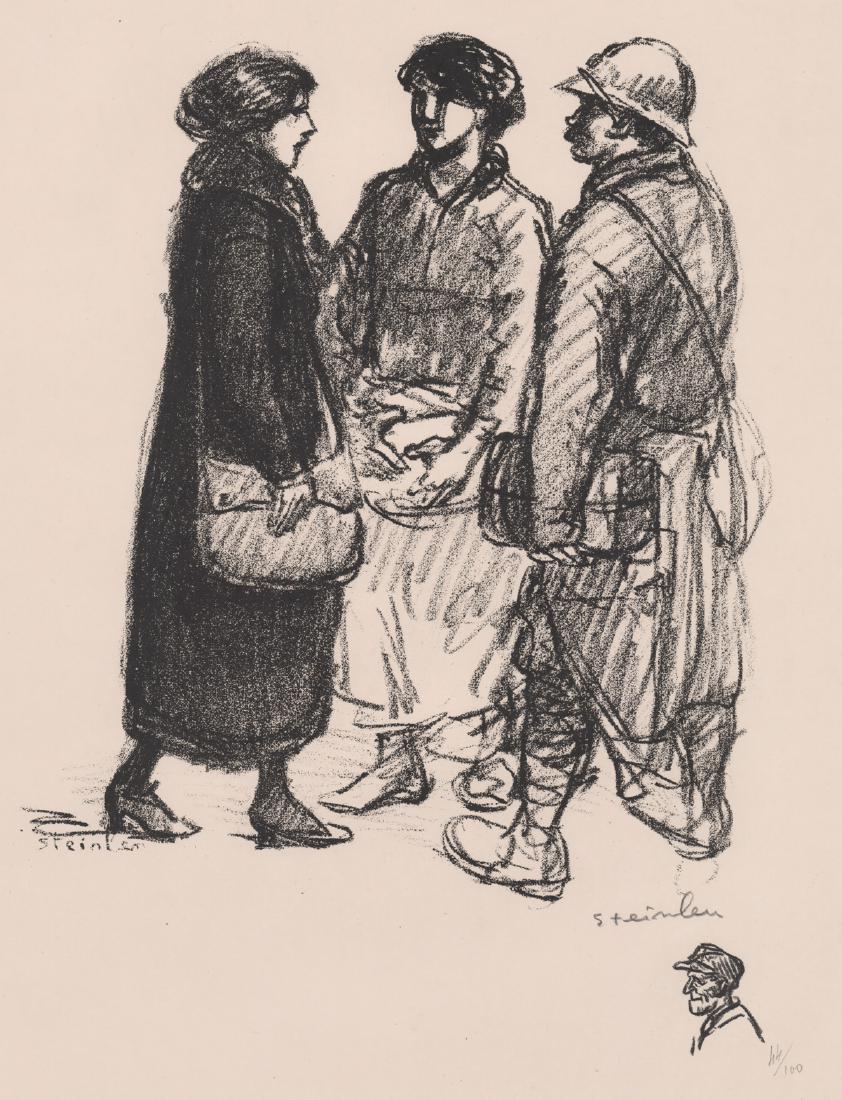 Theophile Alexandre Steinlen Lithograph (1 of 4)