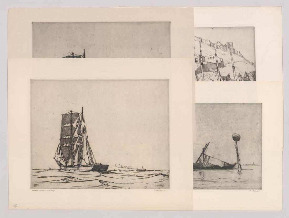 Nelson Dawson Etchings Group of Four (1 of 5)
