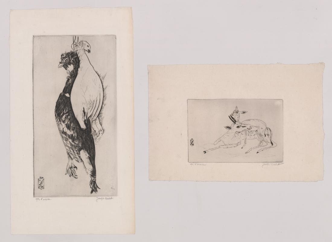 Joseph Hecht Signed Etching (1 of 5)