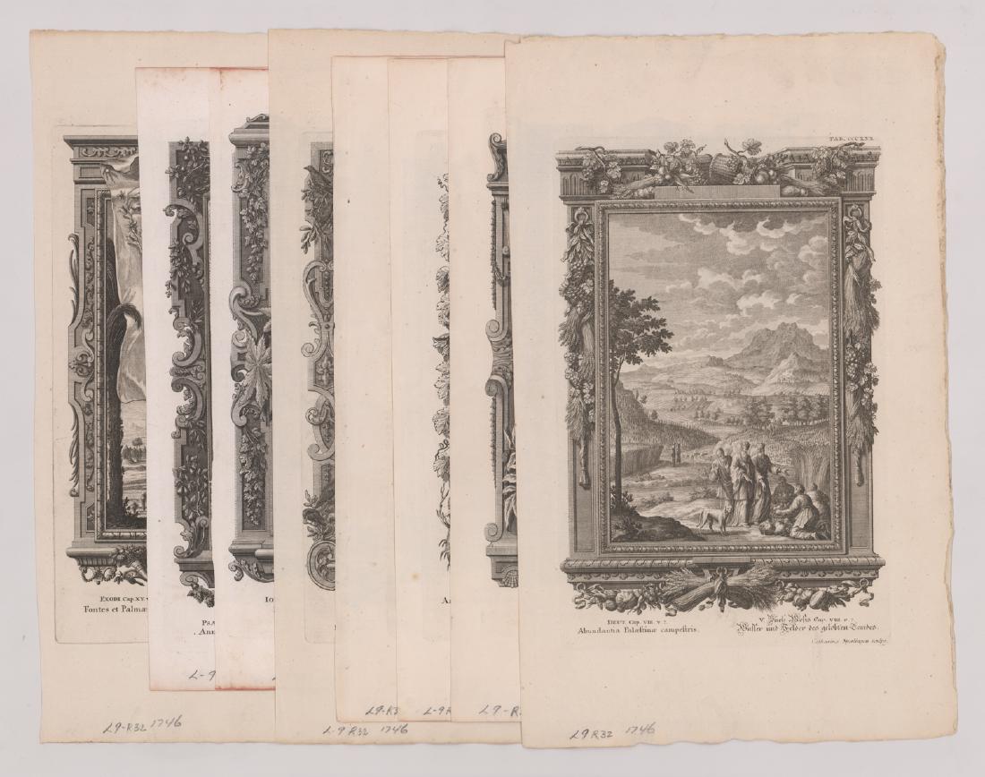 Group of 8 Prints by Various Artists Dated 1746 (1 of 5)