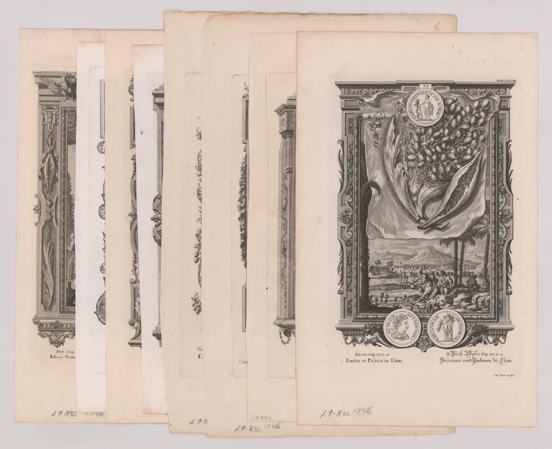 Group of 8 Prints by Various Artists Dated 1746 (1 of 5)