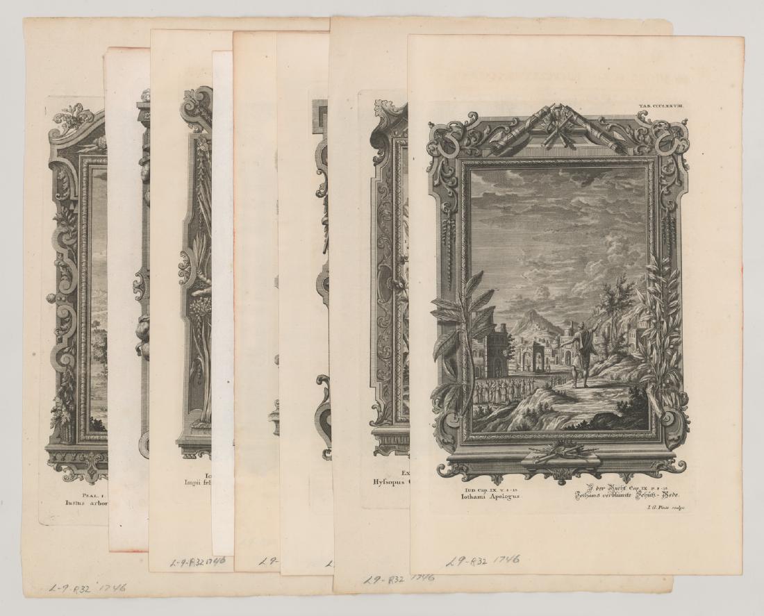 Eight Prints by G. D. Heuman / I. G. Pintz c.1746 (1 of 5)