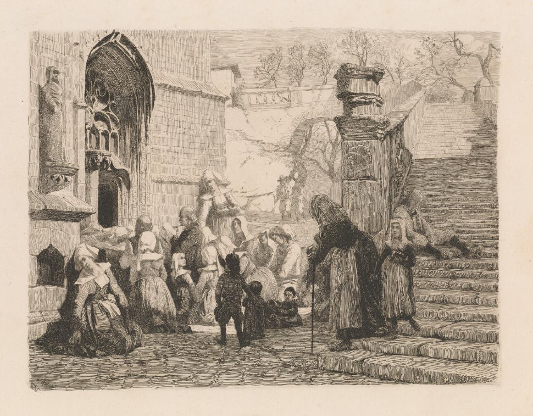 Otto Weber EtchingSociete des Aqua-Fortiste c.1864 (1 of 4)