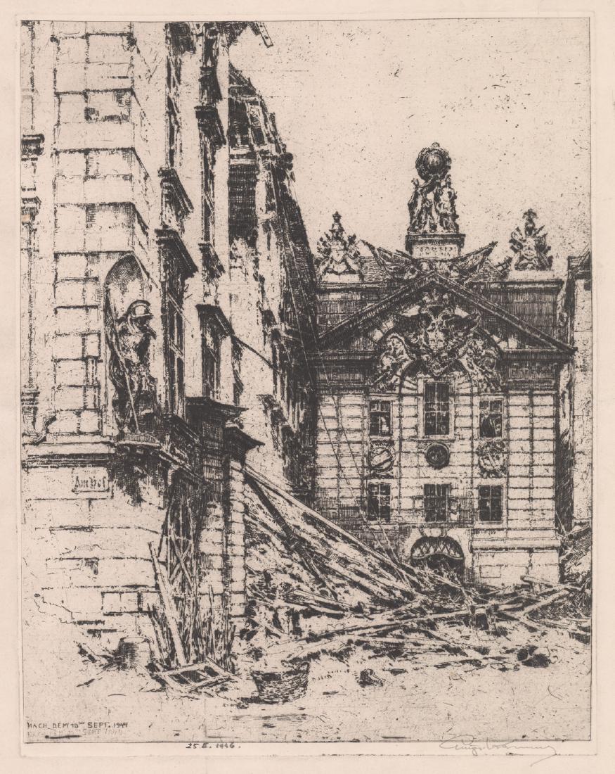 Luigi Kasimir Signed Etching (1 of 5)