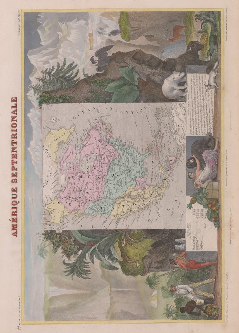 C.1850 Levasseur Map Amerique Septentrionale (1 of 3)