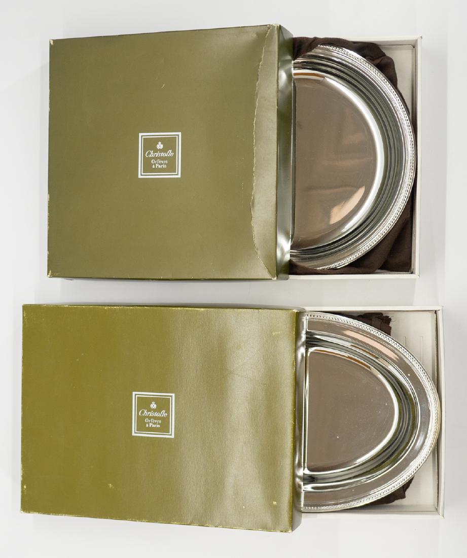 Christofle Silver Plate Serving Trays (1 of 5)