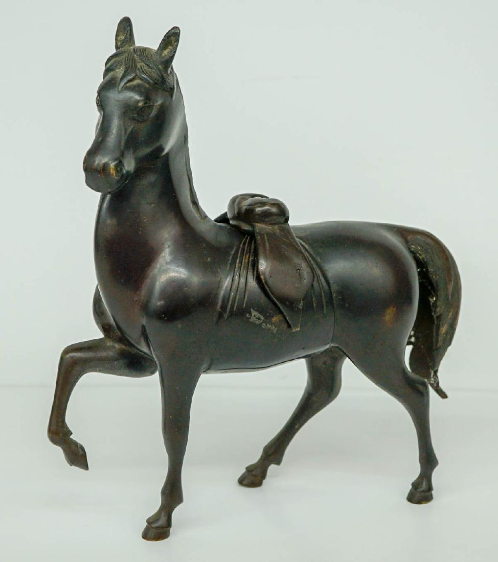 Chinese Bronze Figural Horse Censer (1 of 12)