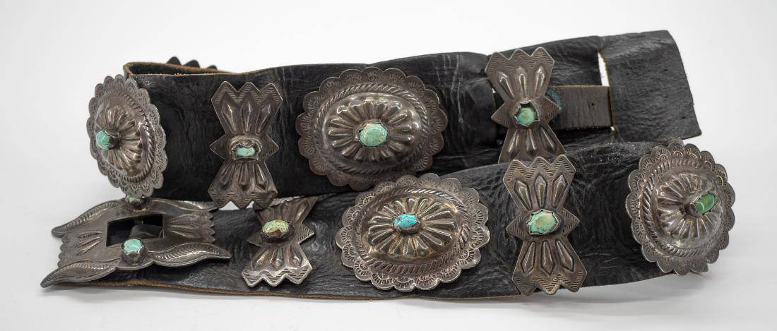 Antique Navajo Concho Belt Antique Navajo Concho Belt