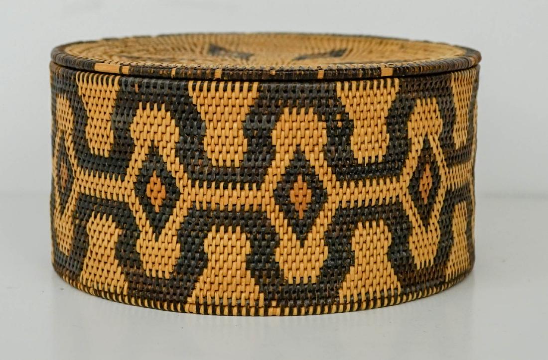 Native American Covered Basket (1 of 5)
