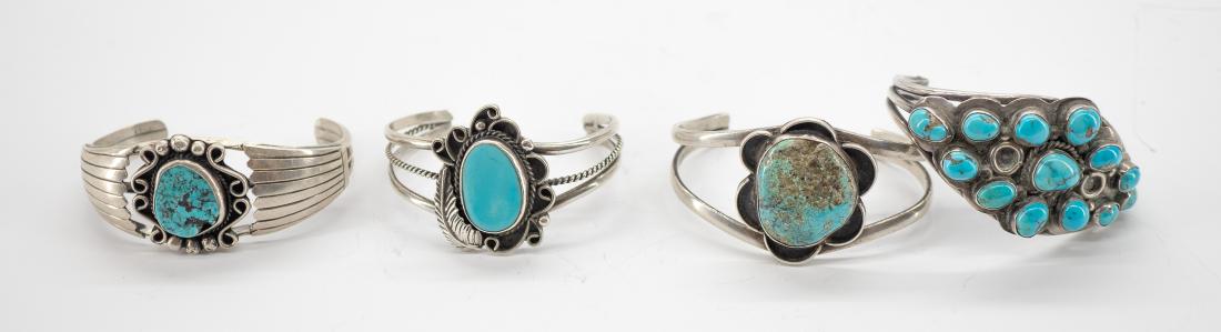 Four Old Southwest Native American Bracelets (1 of 3)