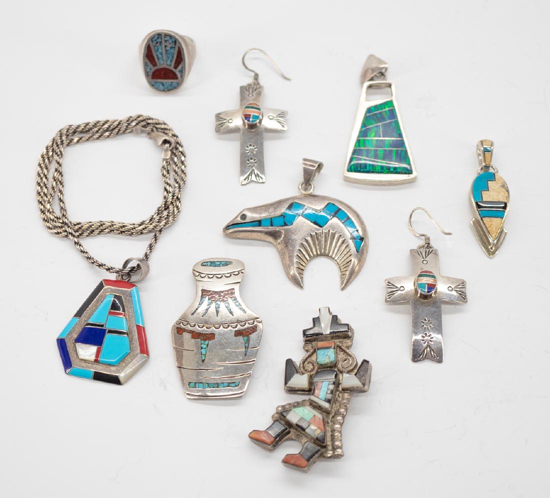 Group of Southwest Sterling Jewelry (1 of 3)
