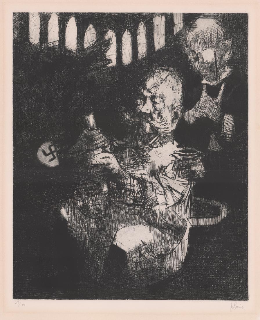 Jack Levine Signed Etching (1 of 5)