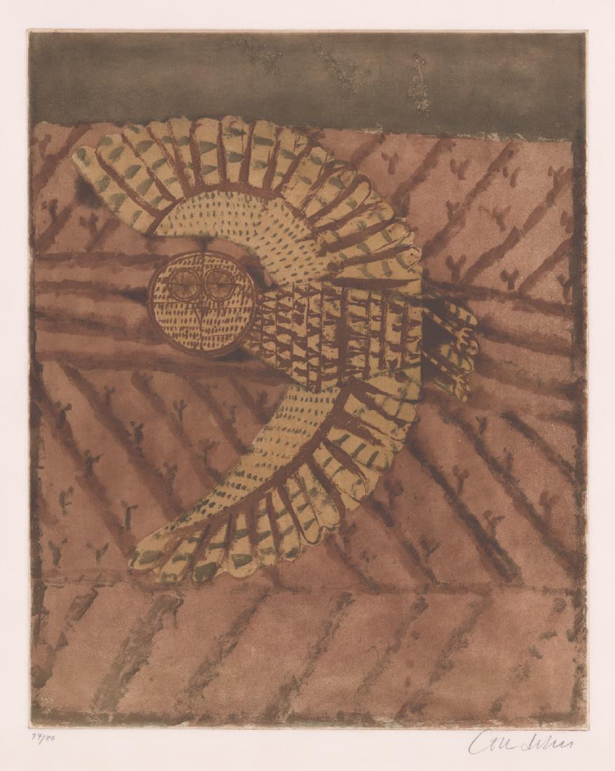 Brigitte Coudrain Signed Etching (1 of 5)