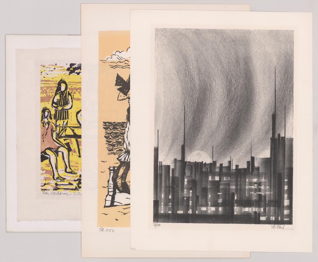 Group of (3) Mid-Century Prints by Various Artists (1 of 7)