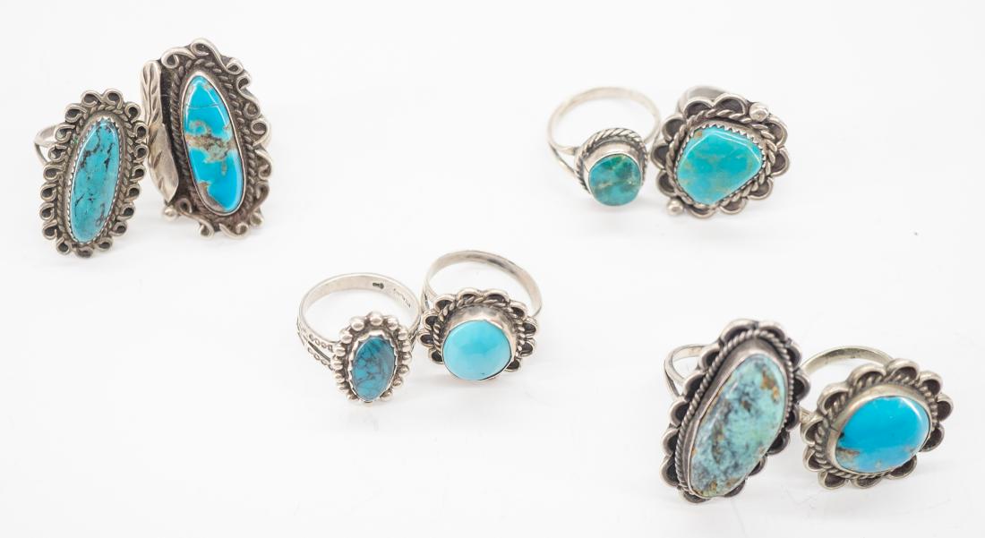 Group of Eight Southwest Rings (1 of 5)