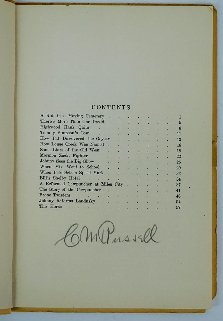 Charles Russell Signed Softcover Book (1 of 11)