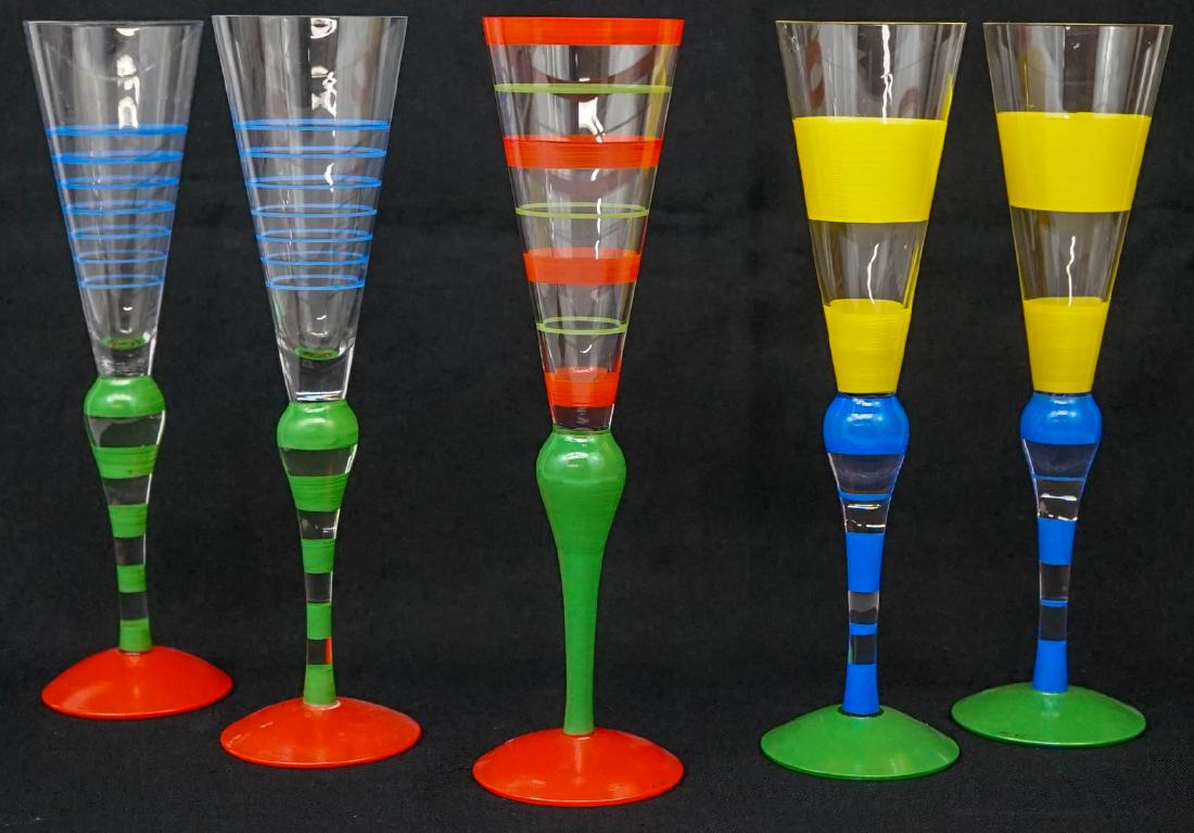 Anne Nilsson for Orrefors Set of Five Glasses (1 of 4)