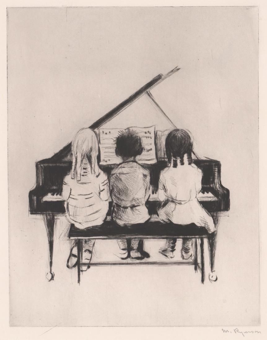 Margery Ryerson Original Signed Etching (1 of 4)