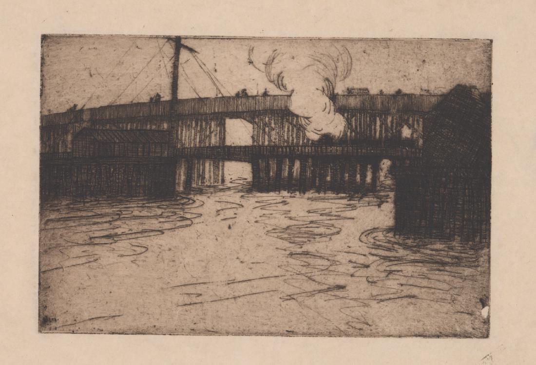 Gertrude Horsford Fiske Etching (1 of 3)