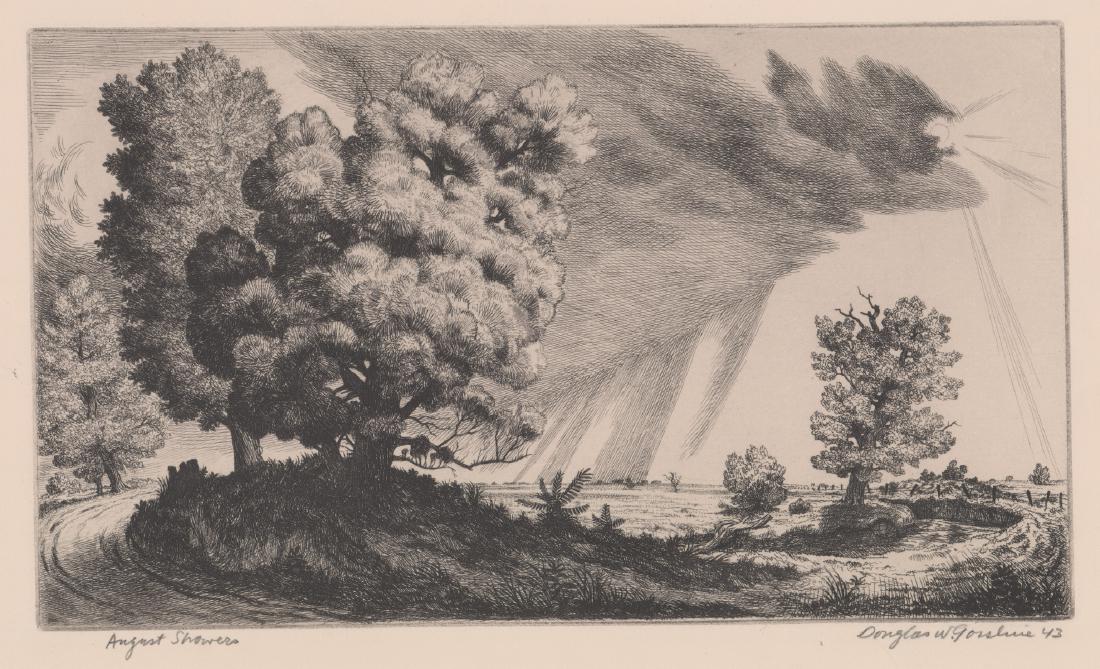 Dougals W. Gorsline Signed Etching (1 of 5)