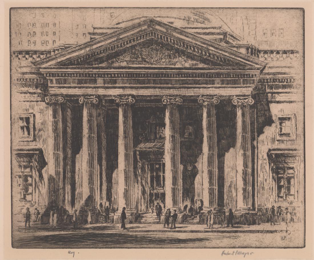 Herbert Pullinger Signed Etching (1 of 5)