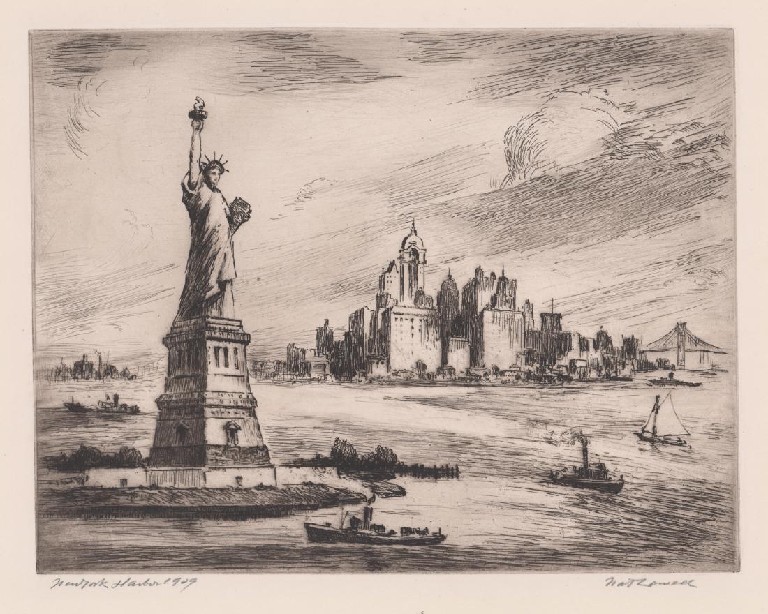 Nat Lowell Signed Etching (1 of 5)