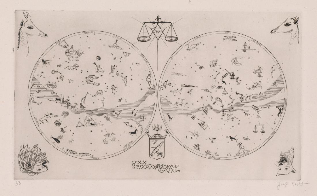 Joseph Hecht Signed Etching (1 of 4)