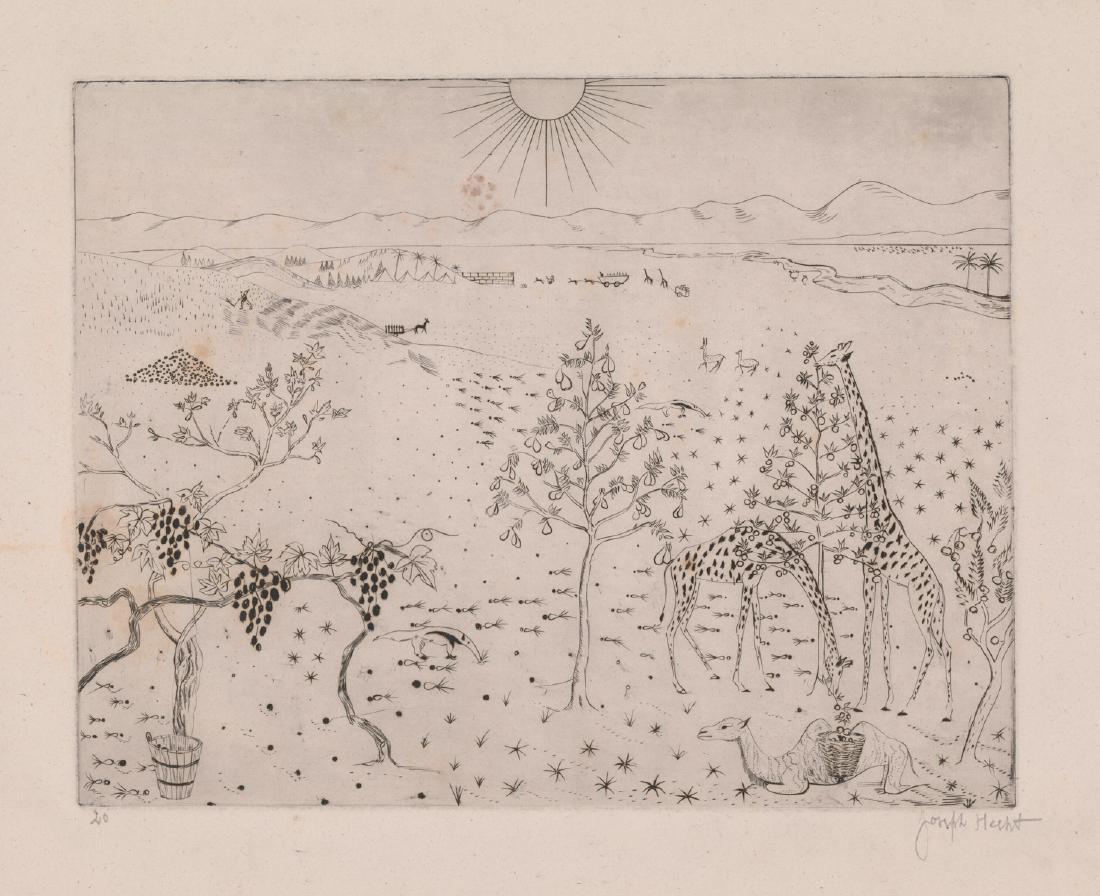 Joseph Hecht Signed Etching (1 of 4)