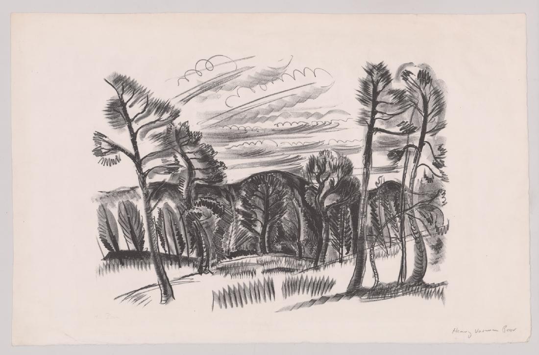 Henry Varnum Poor Lithograph (1 of 2)