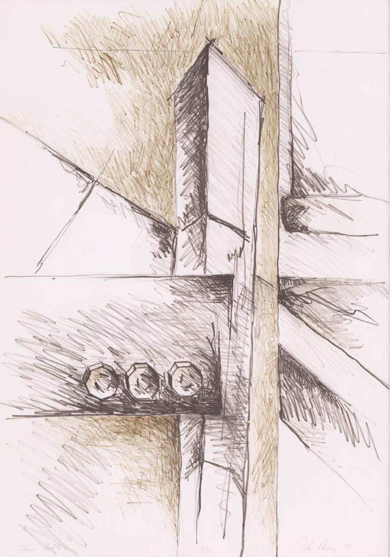 John Henry Lithograph [Three Bolts] #7/50, 1974 (1 of 4)