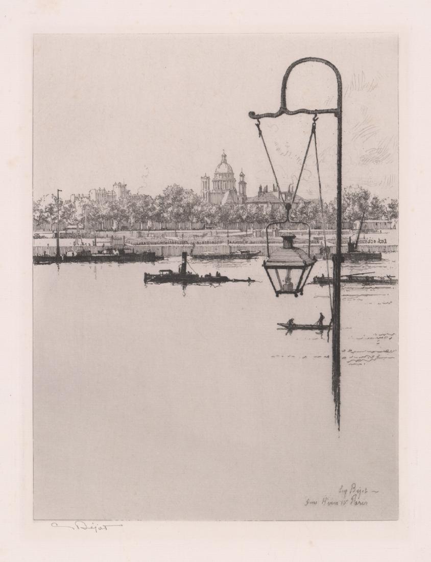 Eugene Bejot Signed Etching (1 of 3)