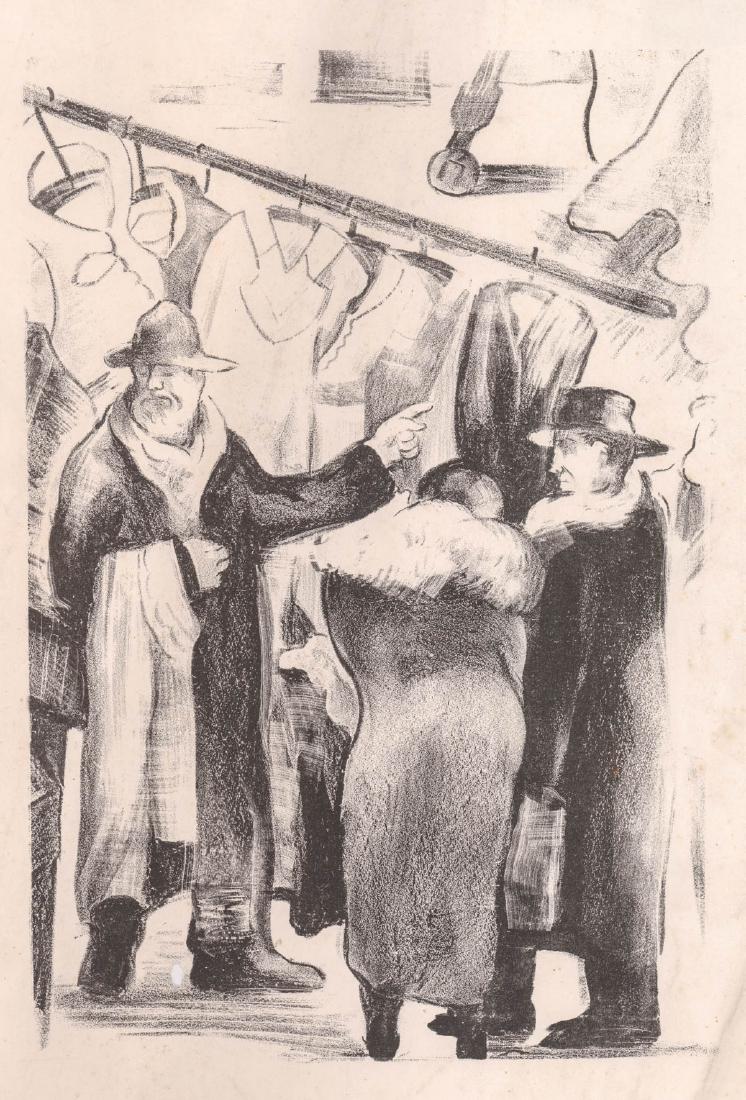 WPA Era Unsigned Lithograph (1 of 3)