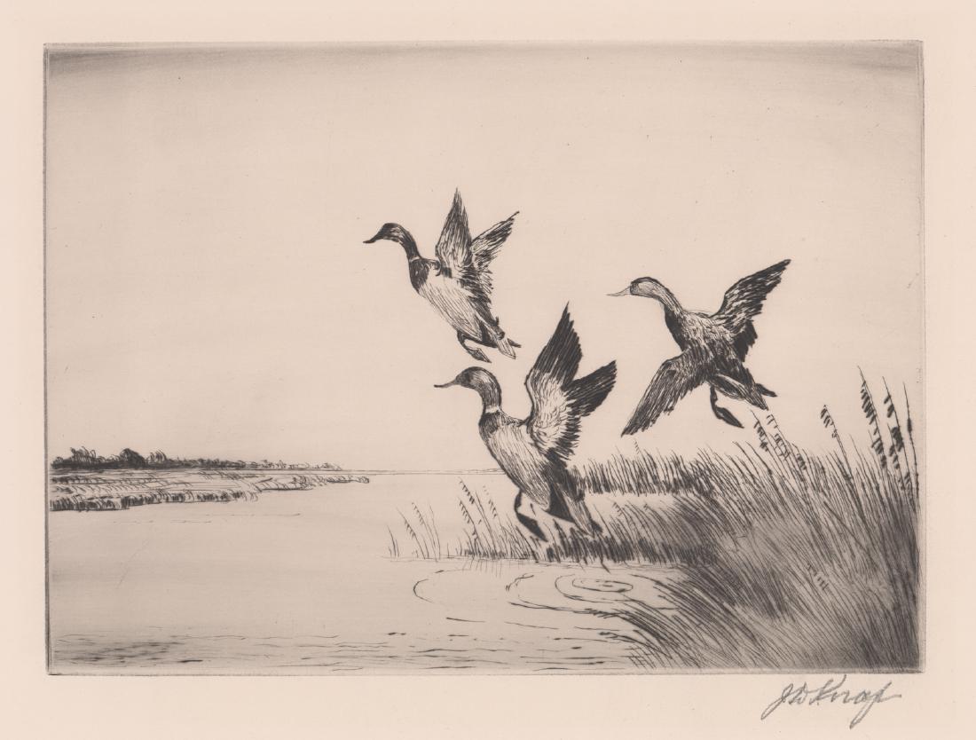 J. D. Knap Signed Etching (1 of 4)