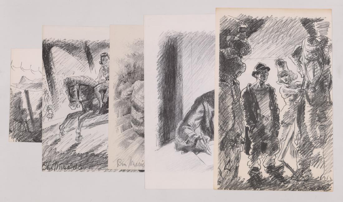 Ben Messick WPA Era (5) Lithographs (1 of 3)