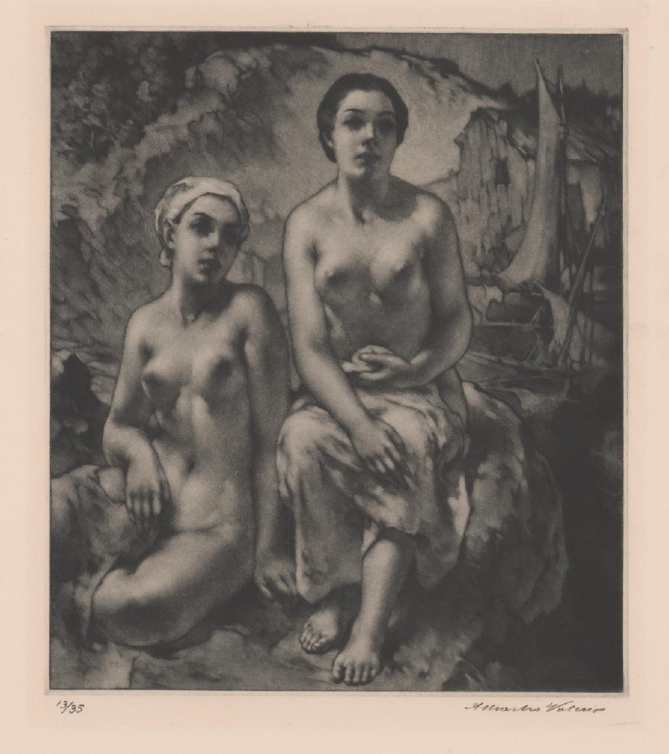 Alessandro Mastro-Valerio Signed Mezzotint (1 of 5)