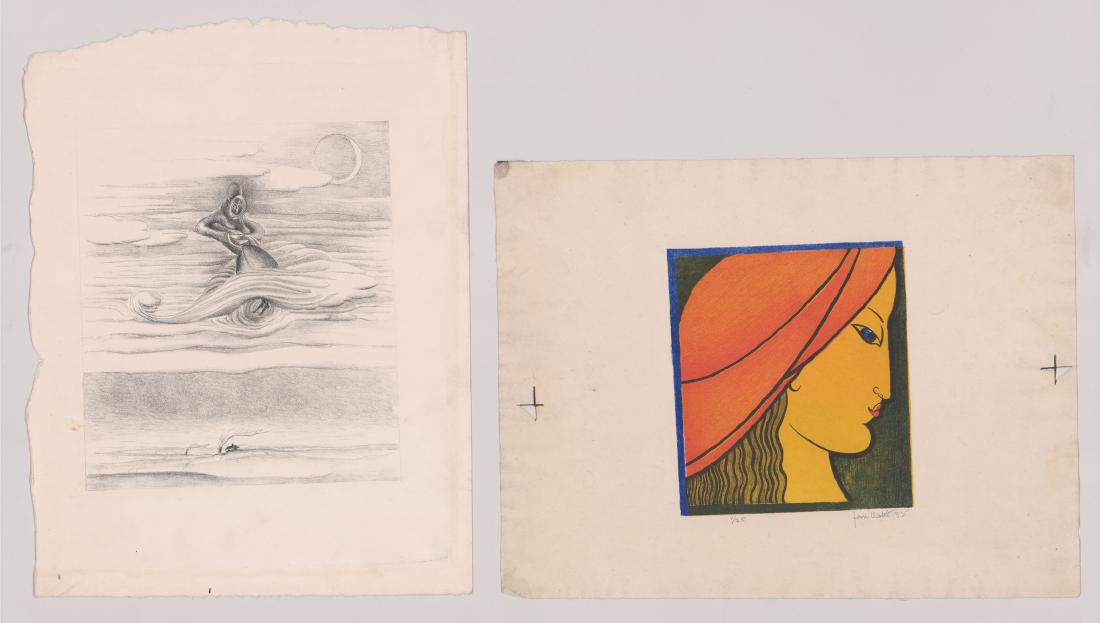 Group of Two WPA Era Lithographs (1 of 3)