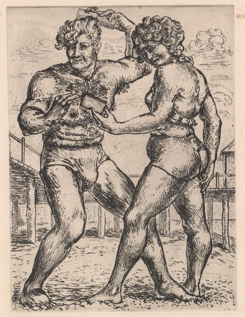 Reginald Marsh Attributed Etching (1 of 3)