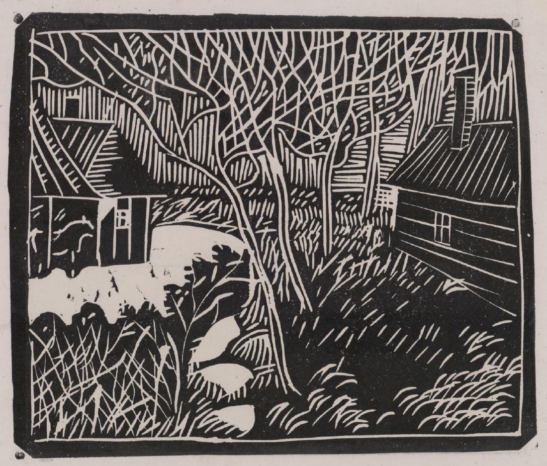 Irving G. Lehman Woodcut (1 of 3)