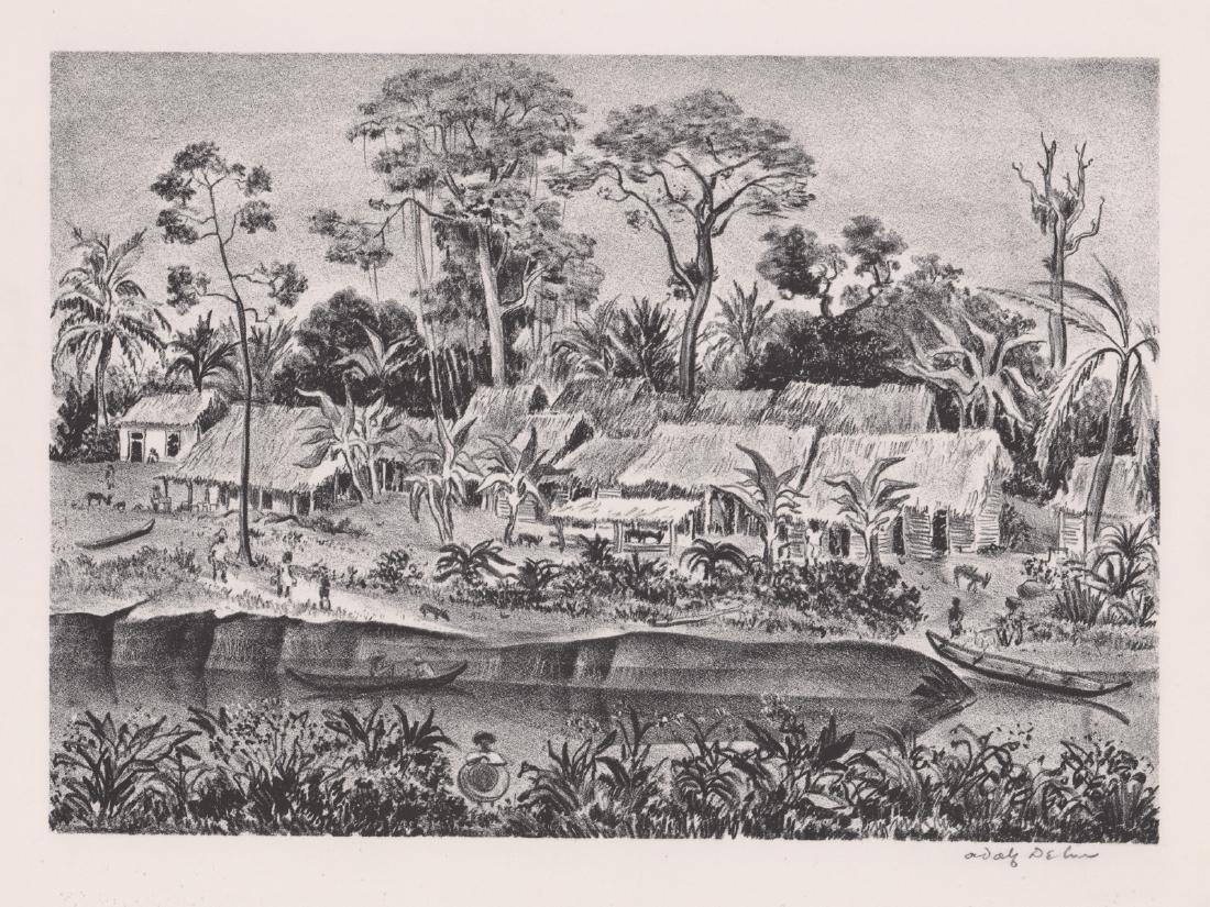 Adolf Dehn Signed Lithograph Circa 1946 (1 of 4)