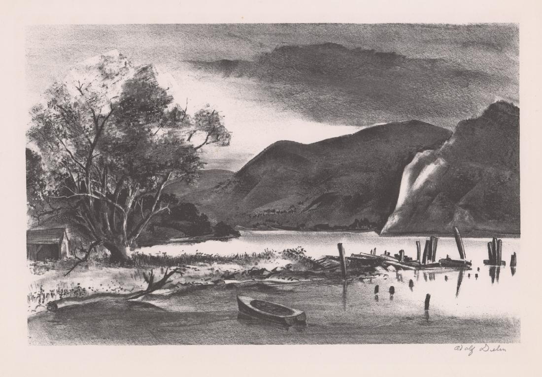 Adolf Dehn Signed Lithograph 1938 (1 of 5)