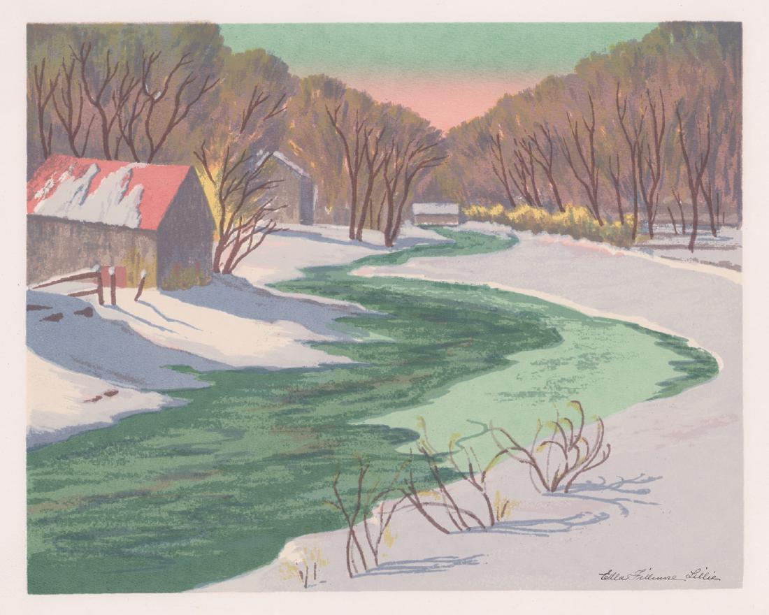 Ella Fillmore Lillie Signed Lithograph in Colors (1 of 4)