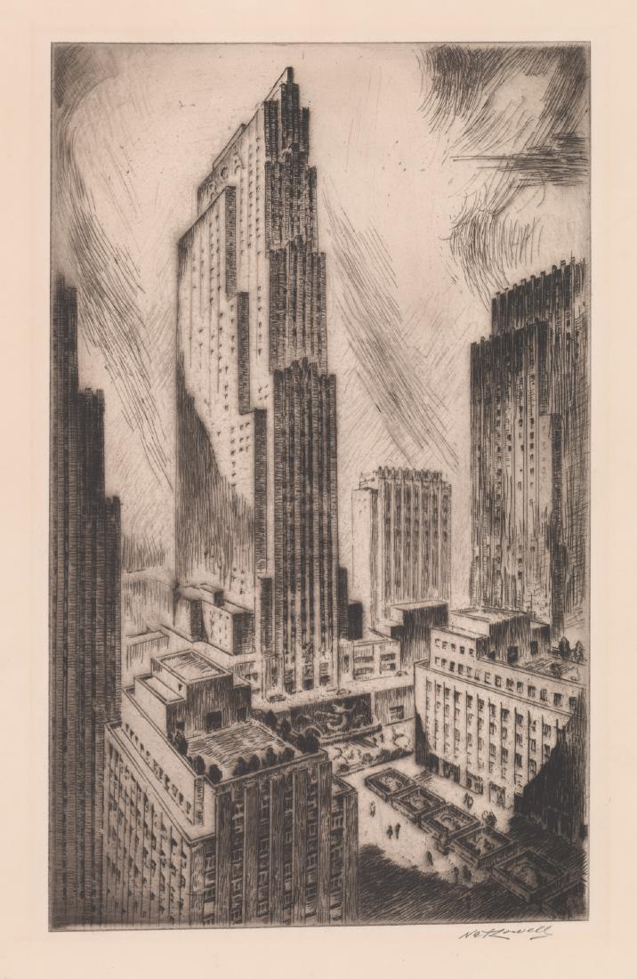 Nat Lowell Signed Etching (1 of 4)