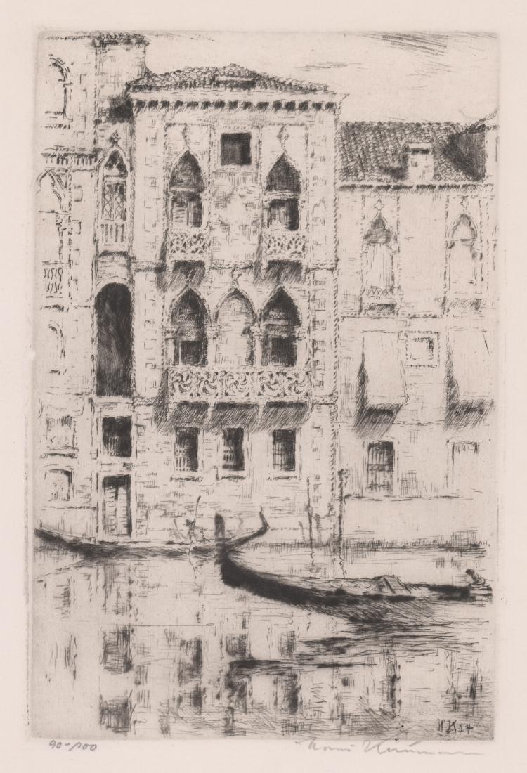 Illegibly Signed Etching (1 of 4)