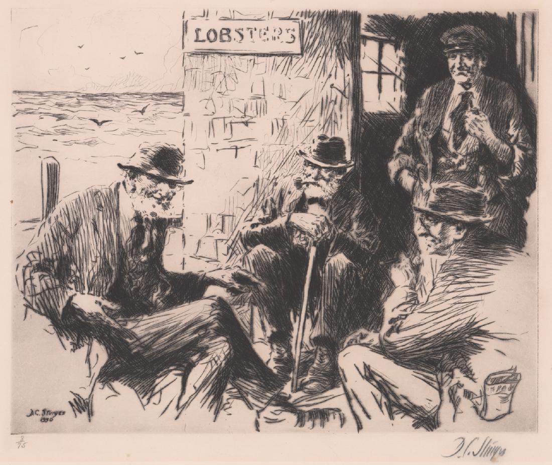 Dwight C. Sturges Etching (1 of 5)