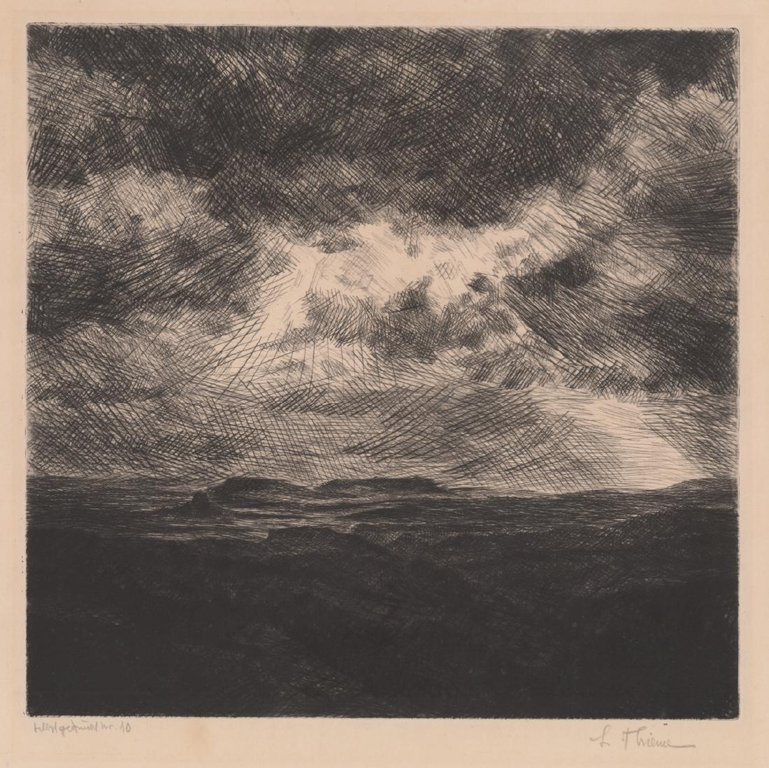 L. Thieme Signed Etching (1 of 5)