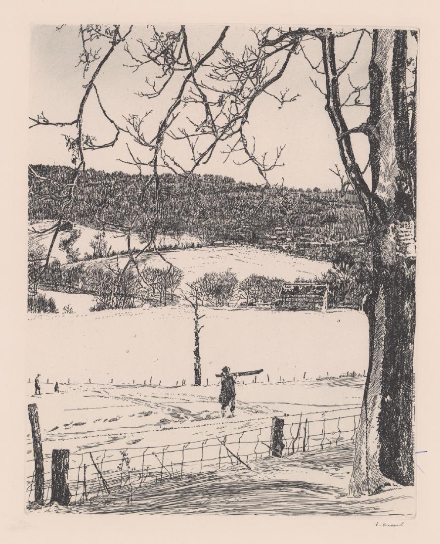 Philip Kappel Signed Etching (1 of 4)