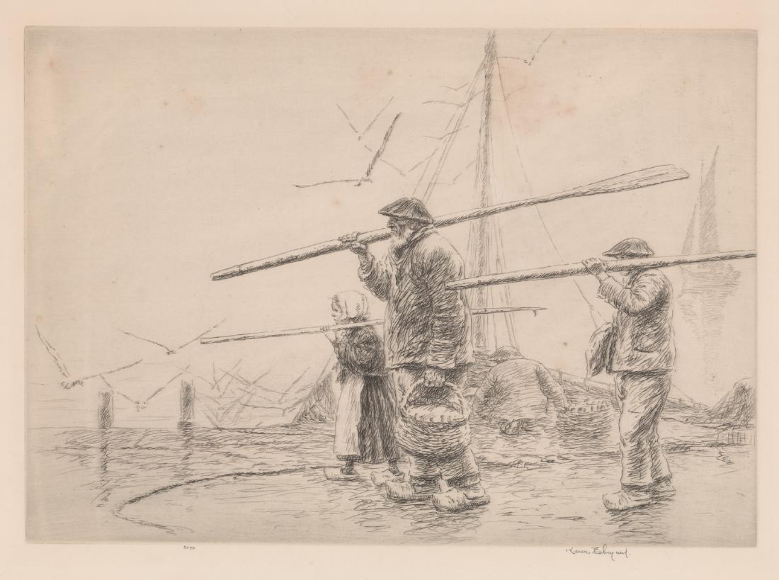 Kerr Eby Signed Etching (1 of 4)