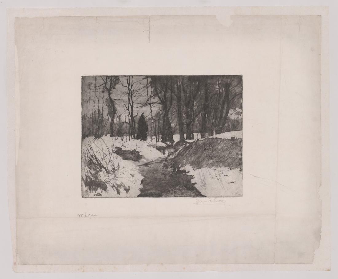 Glenn Brown Signed Etching (1 of 2)