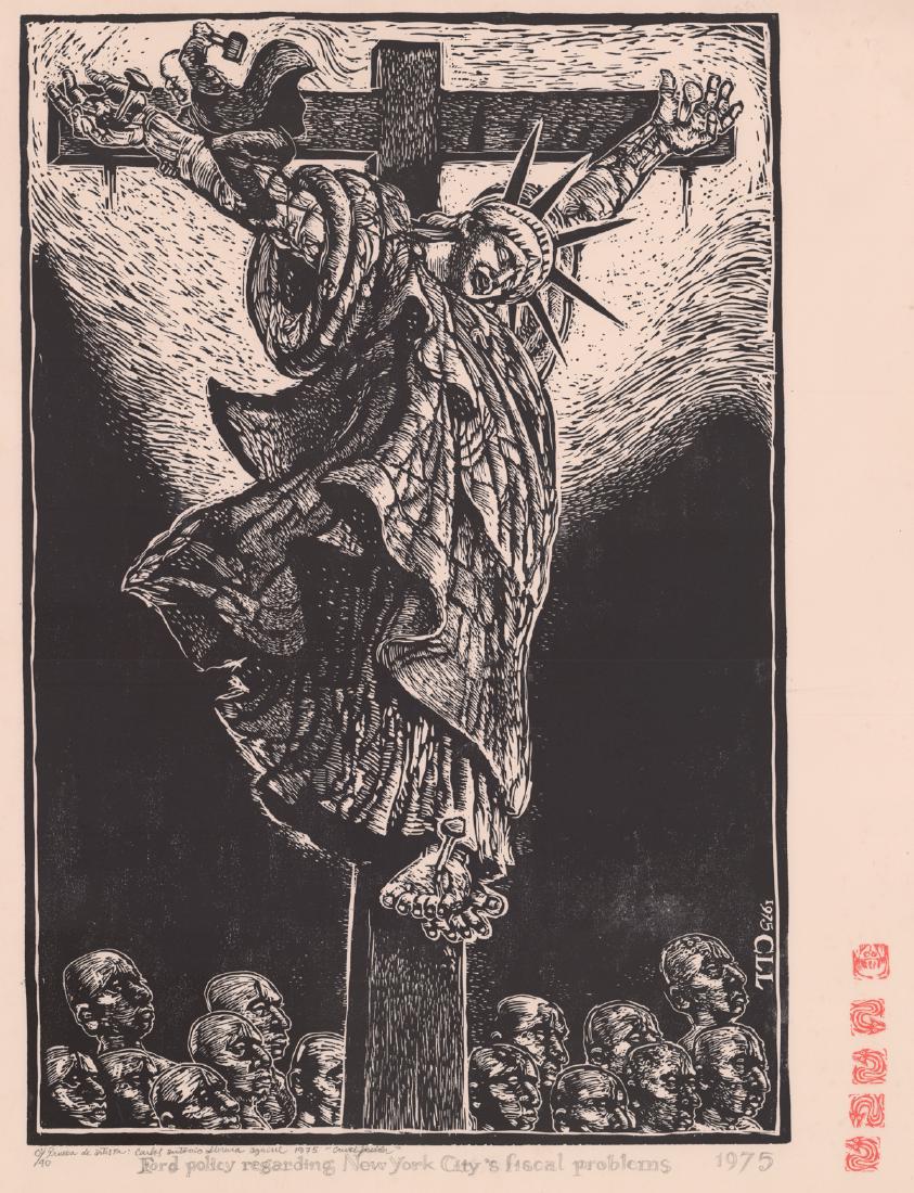 Carlos Antonio Llerena-Aguirre Woodcut (1 of 4)